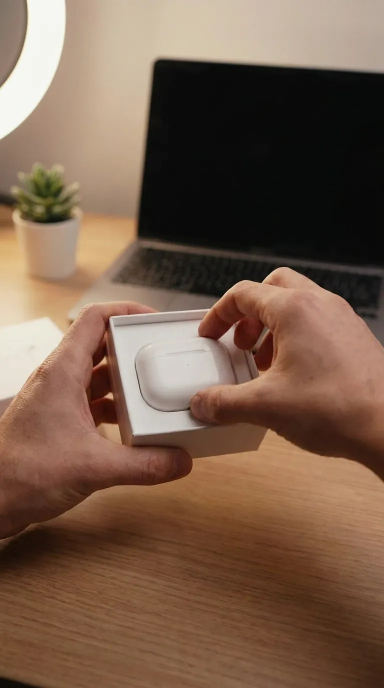 Example UGC: earbuds unboxing